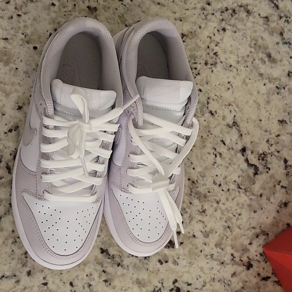 NIKE DUNK LOW White Venice Size 6 1/2  6.5 Women's - Picture 6 of 8